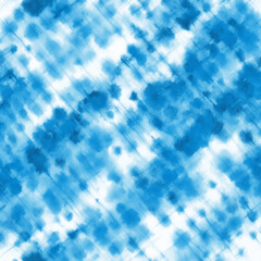 Shibori, tie dye, abstract batik brush pattern design. Dirty ink background.Blue, green and red spiral tie dye background.