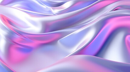 Obraz premium The background of this photo is made up of holographic abstract fabric