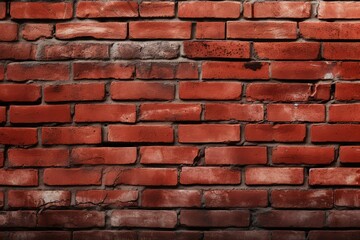 Obraz premium Panorama Red brick wall texture background, brick wall texture for for interior or exterior design backdrop.