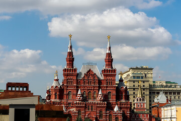 View of the State Historical Museum from the Red Square.