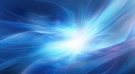 Soft Blue Energy Swirl