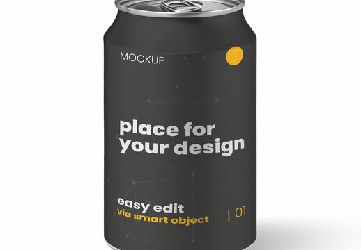 Simple Can Mockup 02