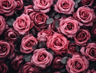 Obraz premium sweet roses i want them today roses with text
