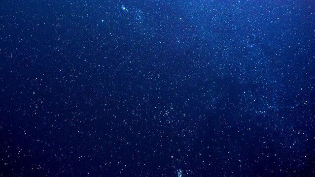 Animated background with moving star blue backgound galaxy with millions of planets moving used as a  textured background, cartoon videos.