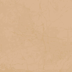 Kraft recycled texture paper background, grunge old parchment banner template. Vector illustration.