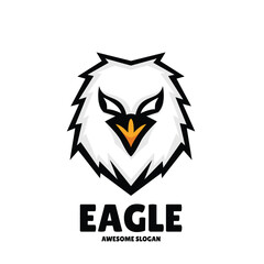eagle mascot logo esports illustration 