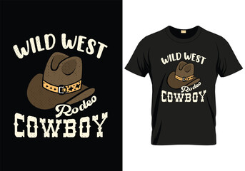 Arizona rodeo wild west cowboy chaos western vintage t shirt design. American cowboy design. vintage hat and boot illustration, apparel, t shirt, sticker, printing, typography, and calligraphy