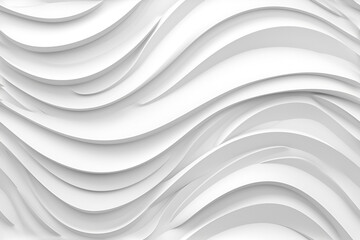 Obraz na płótnie Canvas abstract white wavy background, seamless pattern, tile