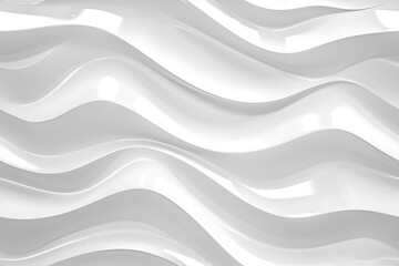Fototapeta premium abstract white wavy background, seamless pattern, tile