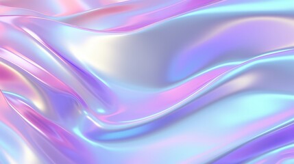 On a plastic texture background, there is a holographic gradient.