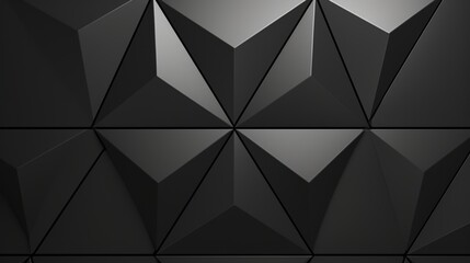 Polished Semigloss Wall Background with Triangular Tile Wallpaper AI Generated