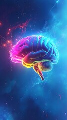 Computer Generated Image of Human Brain