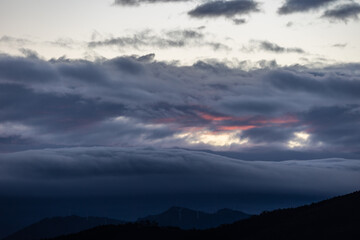 Different clouds after the storm with multiple colors and textures!