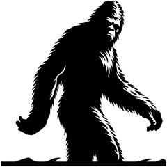 Bigfoot Vector Logo Art