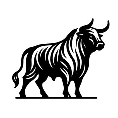Fototapeta premium Bull Vector Logo Art