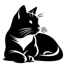 Cat Vector Logo Art