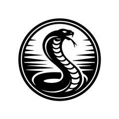 Cobra Vector Logo Art - obrazy, fototapety, plakaty