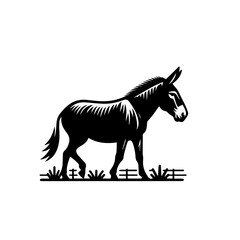 Mule Vector Logo Art