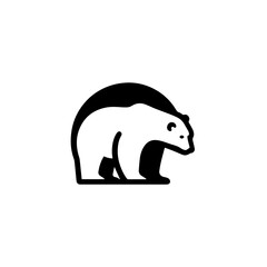 Polar Bear Vector Logo Art