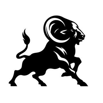 Powerful Ram Mascot Vector Logo Art