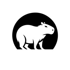 Capybara Vector Logo Art