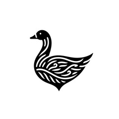 Fototapeta na wymiar Goose Vector Logo Art