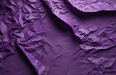 crumpled purple paper, Purple crumpled paper texture in low light background, dark colors, Website, application, games template. Computer, laptop wallpaper. Design for landing	
