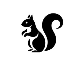 Squirrel Vector Logo Art