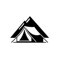 Tent Vector Logo Art