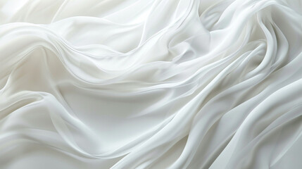 Fototapeta premium Smooth Soft Fabric. Fancy Shiny and silky fabrics. Trend colors and fabrics of 2024. Gray, white, beige, dark, cream fabrics and backgrounds. backgrounds for websites.