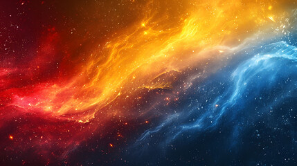 Obraz premium Abstract background yellow color flow wave dark noise texture cover header wallpaper design