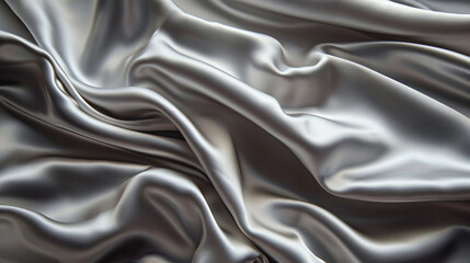 Smooth Soft Fabric. Fancy Shiny and silky fabrics. Trend colors and fabrics of 2024. Gray, white, beige, dark, cream fabrics and backgrounds. backgrounds for websites.
