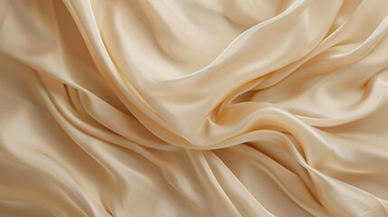 Fototapeta premium Smooth Soft Fabric. Fancy Shiny and silky fabrics. Trend colors and fabrics of 2024. Gray, white, beige, dark, cream fabrics and backgrounds. backgrounds for websites.