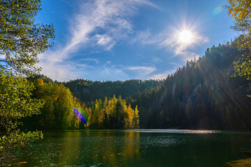 Obraz premium landscape with lake