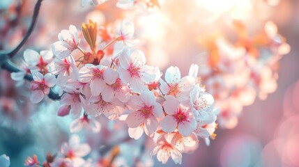 Beauty of spring with a Sakura blossom