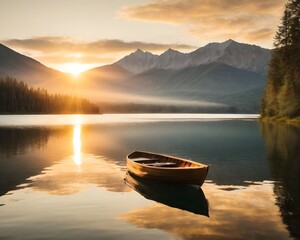 sunrise on the lake