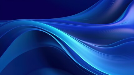 Abstract Blue fluid wave background. Modern poster with gradient 3d flow shape. futuristic wave background.