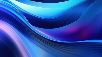 Obraz premium Abstract Blue fluid wave background. Modern poster with gradient 3d flow shape. futuristic wave background.
