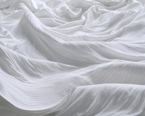 Obraz premium Elegant Fabric Waves Texture