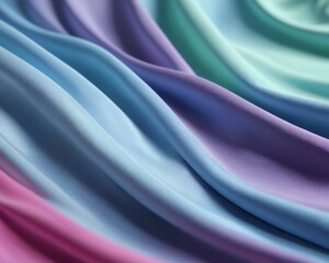 Obraz premium Elegant Fabric Waves Texture