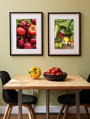 Organic Wall Prints: Farm-to-Table Produce, Bringing Nature's Bounty to Your Home