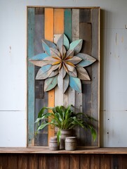 Upcycled Wall Art: Embracing Reclaimed Materials in Stunning Designs