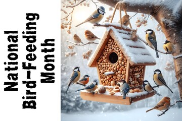 February is a National Bird-Feeding Month
