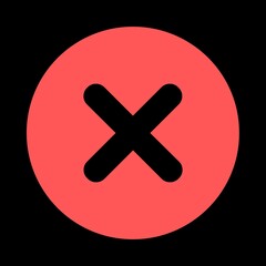 Fototapeta premium red cross icon