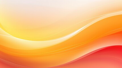 Abstract Yellow and Red Wave Background. Color gradient ombre. Wavy blurry lines background.
