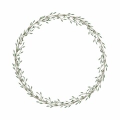 laurel wreath isolated on white