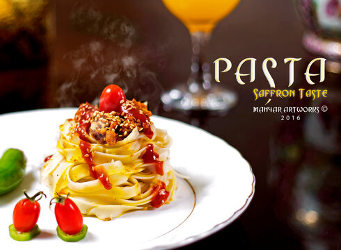 A plate of Pasta, it's delicious and nice 😍