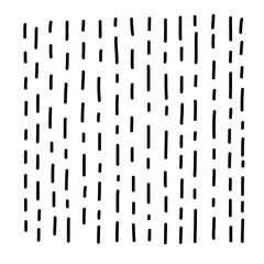 Hand drawn abstract texture. Vector scribble, dots, and strokes collection. Doodle shapes. Trendy illustration. Graphic vector freehand texture. Black Ink dots isolated on a white background.