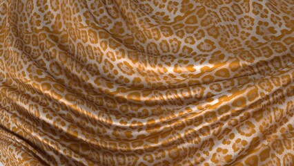 Leopard Textile Close-Up | 3D render