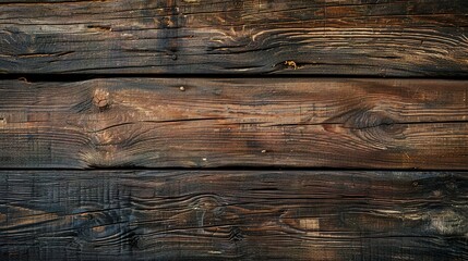 Fototapeta premium old brown wood texture. Surface of the old brown wood texture. Old dark textured wooden background. Top view